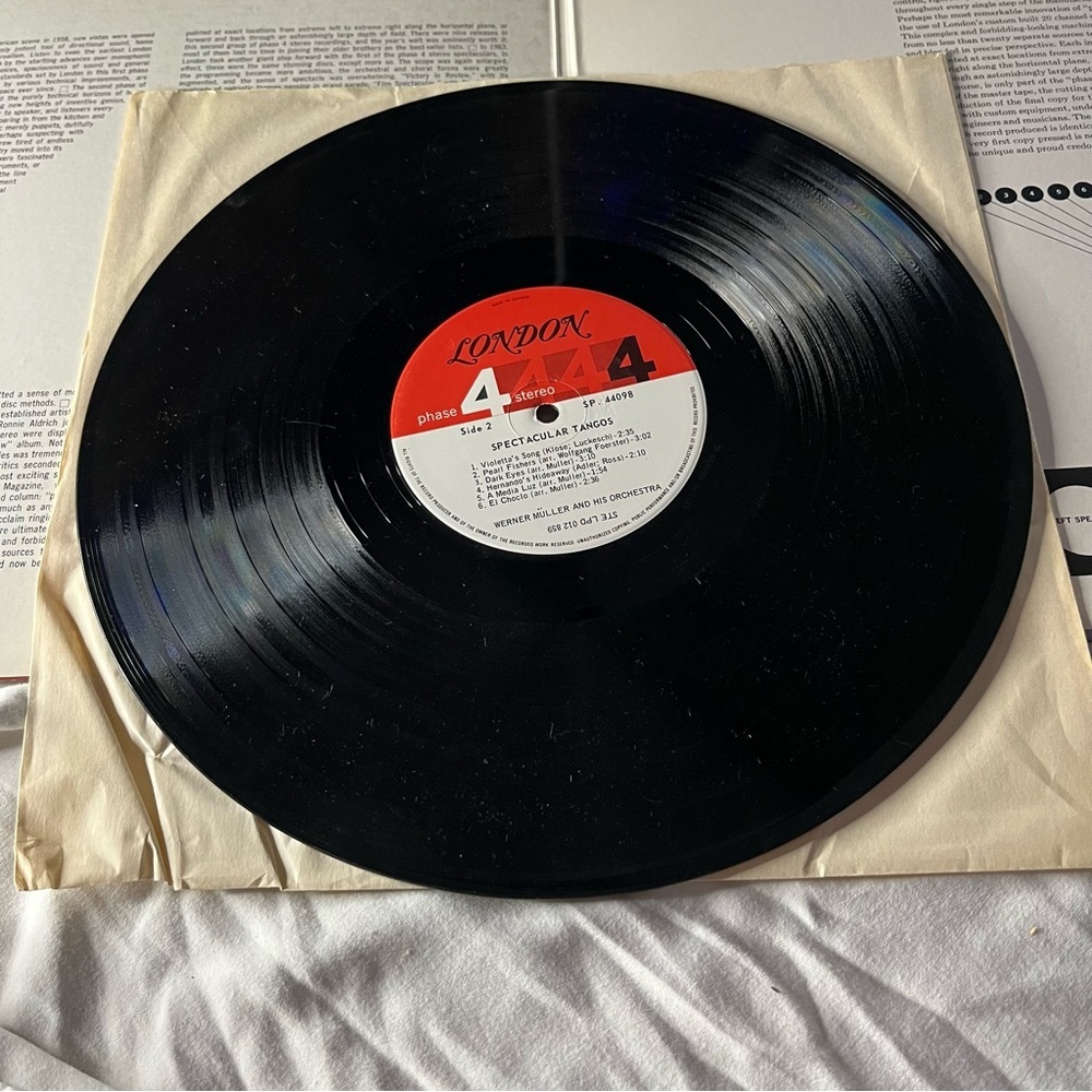 Tango Vinyl Record - Picture 4 of 4